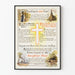 Vintagemuralposter La Solidarité de l'Église au front