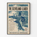 Vintageposter The Cleveland Leader 1896 för väggdekoration