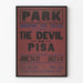 Vintageposter Teater The Devil of Pisa