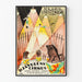Vintageaffisch Le Cirque du Diable - Poster för väggdekoration i art déco-stil