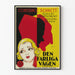 Vintageposter Den Farliga Vägen - Retro filmväggdekoration