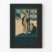 Vintageposter The First Men in the Moon - Retro väggdekoration H.G. Wells