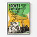 Vintageaffisch Spöket Reser Västerut Poster Film Klassisk