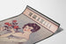 Vintageposter "The Girl in the U.S.A." illustration av Charlotte Bates