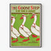 Vintage väggdekorposter The Goose Step