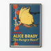 Vintageposter Alice Brady The Hungry Heart väggdekoration