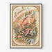 Vintage dekorativ poster The Iris Souvenir för 1851