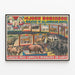 Vintageposter av John Robinson Grande Ménagerie — inramlat konstverk på väggen