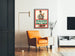 Vintageposter The Kid Auto Race med Charlie Chaplin