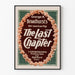 Vintageaffisch för teater The Last Chapter av George H. Broadhurst