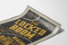 Vintageaffisch för teatern The Locked Room - Dramatisk väggdekoration