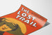 Vintageposter The Lost Trail - Väggdekoration Western