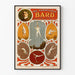 Vintageposter av Trådkonstnär Hängande Den Underbara Bard