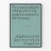Posters med tydlig citat och minnesdesign i minimalistisk stil
