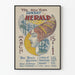 Vintageposter New York Sunday Herald 1896