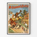 Vintage humoristisk poster McFadden's Flats - Retro väggdekoration