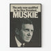 Vintage politisk poster Muskie vice ordförande