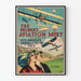 Vintageflygplansposter 1912 - Folkets flygträff i Los Angeles