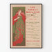 Vintageposter The Pocket Magazine april 1896 - Retro väggdekoration