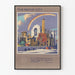 Dekorativ poster The Proud City - Temple Church och Biblioteket efter bombningen