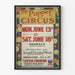 Vintageposter The Puppet Circus - Väggdekoration Teater