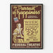 Vintageaffisch teater The Pursuit of Happiness