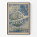 Vintageposter The Review of Reviews - Juli, illustrerad cosmos och lejonets konstellation