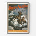 Vintageposter 'Under the Polar Star' - Romantisk och polär äventyrs- och teaterföreställning