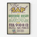 Vintageaffisch teater The Sap - Retro väggdekoration Artem Legrand