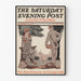 Vintageposter The Saturday Evening Post 1906 – Retro väggdekoration