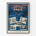 Vintageaffisch Signal Corps – Telegraf-, Telefon- och Radioutbildning