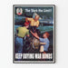Vintageposter The Sky's the Limit - Uppmaning till köp av krigsobligationer