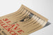 Vintageposter The Slave of Silence, illustration och retro typografi