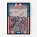 Vintage militär poster The Song of the Allies – Patriotisk väggdekoration USA 1918
