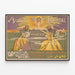 Vintageposter The Sunday Journal 28 mars - Retro väggdekoration — inramlat konstverk på väggen