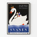 Vintagefilmposter The Swan med Kungssvan och Par