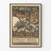 Vintageposter Den fula ankungen 1894 – Retro väggdekoration