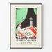 Vintage Art Déco affisch Stambouls Ros för väggdekoration