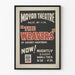 Vintage teaterposter The Weavers - Mayan Theatre