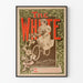 Vintageposter The White - Retro Väggdekoration Artem Legrand