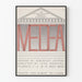 Vintageaffisch teater Euripides Medea 1963