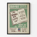 Vintage teaterposter 'The World We Live In' - Retro väggdekoration