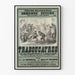 Gammal poster för teatern Beaumarchais Les Traboucayres - Vintage väggdekoration