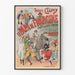 Teateraffisch Cluny Le Papa de Francine Operett Vintage