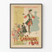Vintageposter för Teatern Le Chevalier d'Éon