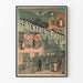 Vintage teaterposter Le Ventre de Paris