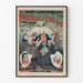 Gammal poster OPÉRA COMIQUE Fanfan la Tulipe Dramaten för Folies Dramatiska