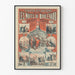 Vintageposter för Théâtre des Nations - Nuits du Boulevard