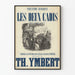 Vintageaffisch Teater Lyrique Les Deux Cadis