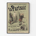 Vintageaffisch för Nationalteatern för Opera-Komiken - Porträtt